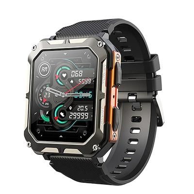 c20 pro smartwatch chiamata bluetooth rilevamento pressione sanguigna ip68 impermeabile uomo nuoto sport subacqueo smartwatch
