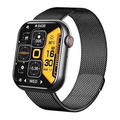 Orologio intelligente F57 con chiamata Bluetooth schermo da 1,91 pollici monitoraggio della glicemia della frequenza cardiaca della temperatura della pressione sanguigna dell'ossigeno