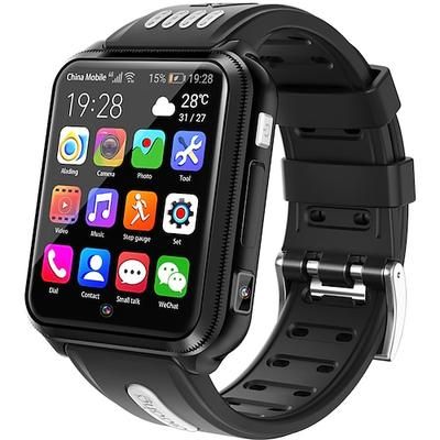 H1 Orologio Smart 1.54 pollici Smartwatch Orologio da Fitness Orologio da Corsa Bluetooth 4G Pedometrò Orologio Allarme Calendario Compatibile con Android iOS Bambini Donne GPS con Fotocamera IP 67