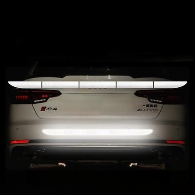 5 pezzi / set adesivi riflettenti per auto adesivo di avvertimento per auto impermeabile nastro riflettente adesivi per decalcomanie per auto adesivi per carrozzeria accessori per auto