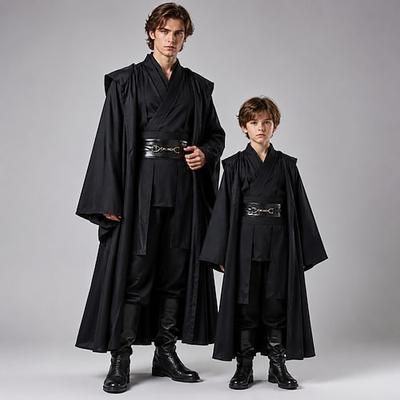 Cavaliere Jedi Costume Cosplay Abiti Costume Cosplay for Ragazzi Adulti Bambini Halloween Carnevale Con il fumetto Anime Expo