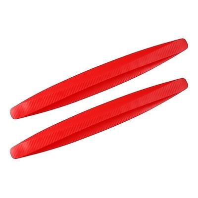 Starfire 2pcs protezione anti-collisione universale in gomma per auto anteriore e posteriore angolo paraurti labbro strisce antigraffio adesivo accessori per prodotti auto