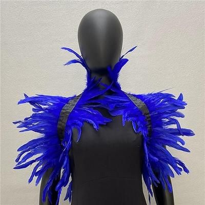 Punk Gotico Scialli Mantello di piume Bolero Strega malefico Costume Per donna Costume di Carnevale Orgoglio Halloween Carnevale Festa / Sera Parata dell'Orgoglio Mese dell'orgoglio Adulti Scialle