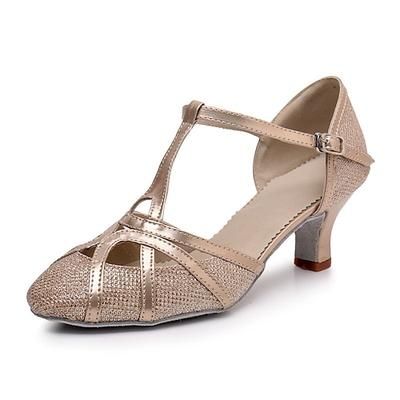 Retrò Vintage Anni Ruggenti Anni 1920 Scarpe Tacchi con cinturino a T Ragazza Flapper Charleston Invitato al matrimonio Costume Per donna Carnevale Capodanno San Valentino Abbigliamento da sera