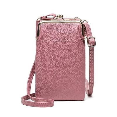 borsa a tracolla da donna in similpelle nera con chiusura a scatto dorata - borsa da donna compatta ed elegante per l'uso quotidiano