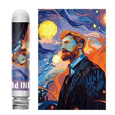 Mini Puzzle in Provette per Adulti 150 Pezzi di Carta Giocattoli di Puzzle per Bambini Design del Paesaggio Creatività Regalo di Compleanno Regalo di Natale