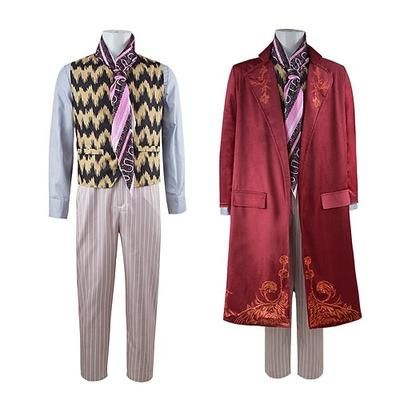 Willy Wonka Costume Cosplay Abiti Personaggio classico delle fiabe Cosplay for Per uomo Ragazzi Bambini Adulti Mascherata Settimana del libro
