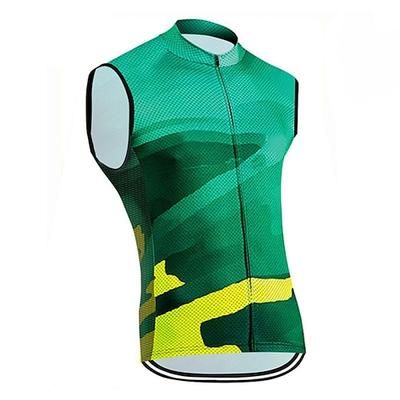 Per uomo Per donna Gilet da ciclismo Grafico Senza Maniche Bicicletta Top con 3 tasche posteriori Mountain Bike MTB Ciclismo su strada Asciugatura Rapida Morbido Strisce Riflettenti Tasca Posteriore
