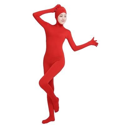 Costume di Carnevale Tuta Intera Giorno dei Re Tute Zentai Catsuit Tuta di pelle Tinta unica Tutti Costume per Feste Palcoscenico Bambini Adulti