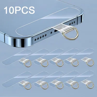 10/5/1Pcs Universal Tpu Mobile Phone Anti-lost Lanyard Card Gasket Nylon Detachable Phone Hanging