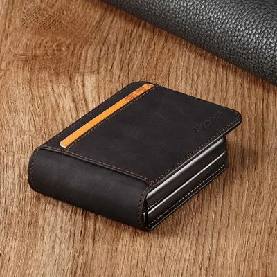 Ultra Thin Flip Leather Cover for Samsung Galaxy Z Flip 6 5 4 3 Flip6 Flip5 Flip4 Flip3 5G Card Solt Holder Wallet Magnetic Case