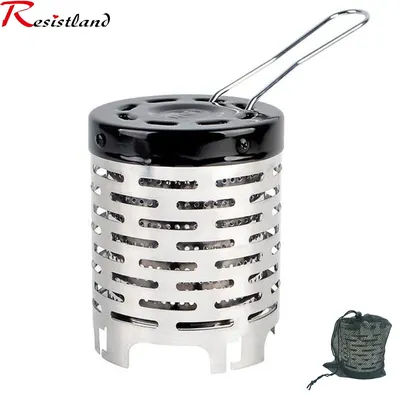 Mini Gas Heater Stove Wear-resistant Outdoor Camping Portable Steel Warmer Heating Cover Equipment