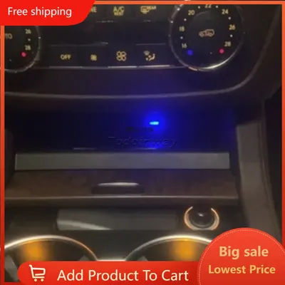 15W Car Wireless charger For Mercedes Benz GLS X166 GLM C292 ML GLE W166 phone mount charging mobile holder fast charge interior