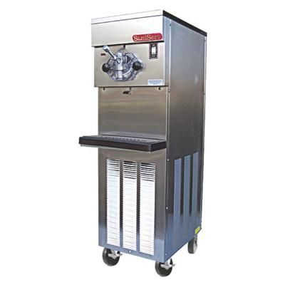 Saniserv 614-FREEZER Floor Model Shake Freezer, 1 Head, 2 HP Compressor, 208 230/60/3, NSF, Silver, 208/230 V