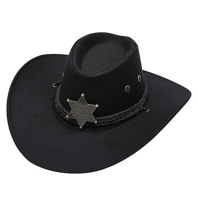 18° Secolo 19° secolo Stato del Texas Cappello da Cowboy Cowboy del West Americano Costume Per uomo Per donna Vacanza Casual Quotidiano Adulti Cappello