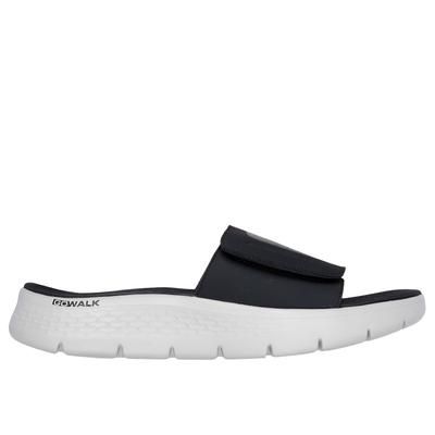 Skechers Men's GO WALK Flex Sandal - Sandbar Sandals | Size 9.0 | Black | Synthetic | Machine Washable
