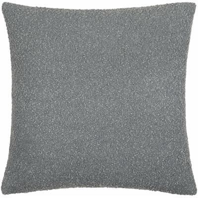 Vedat 22" Square Modern Gray/Medium Gray/Sage/Light Silver/Metallic Silver/Slate Gray/Charcoal/Steel Blue Throw Pillow - Boutique Rugs