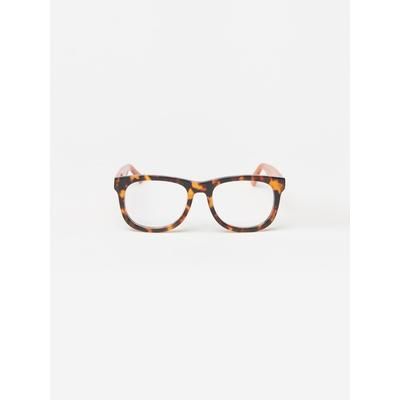 J.McLaughlin Women's Barlett Readers in Tortoise Brown Leopard, Size 1.5