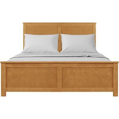 Winston Wooden Platform Bed by Camden Isle in Oak (Size QUEEN)