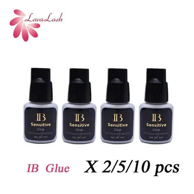 IB Glue Sensitive Type Professional Individual Eyelash Extensions Glue 5ml False Lash Adhesive Fast Drying Makeup Tools