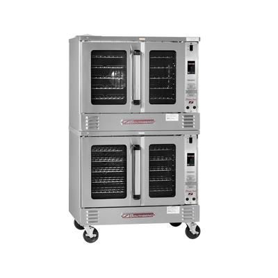 Southbend PCE22B/TD-V Platinum Ventless Bakery Depth Double Full Size Commercial Convection Oven - 11kW, 240v/3ph, Electric 11kW each