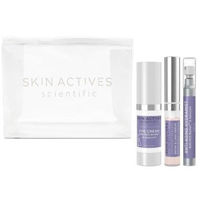 Skin Actives Scientific Advanced Ageless Bundle - Eye Cream, Hydramist, Brow & Lash Serum