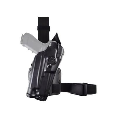 Safariland Model 6355RDS-SP10 ALS Drop Leg Holster S&W M&P 9mm/.40 & M&P 2.0 .40 only w/Sure Fire X300 Right Hand Cordura Single Strap Black