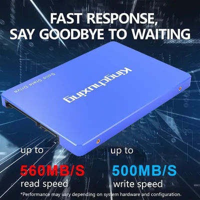 Kingchuxing 2.5 SATA SSD 2TB 1TB Blue Internal Ssd Hard Drives 240GB SSD 512GB 256GB Sata3 Drive For Laptop Computer Desktop