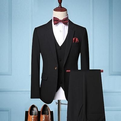 Retrò Vintage Anni Ruggenti Anni 1920 Abito a Tre Pezzi Pantaloni del Vestito Il grande Gatsby Gentiluomo Gangster Testimoni dello Sposo Costume Per uomo Mascherata Matrimonio Ospite di nozze Festa