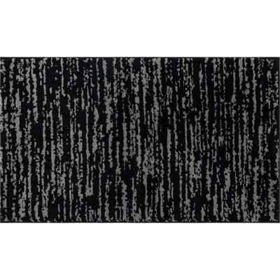 Wide Width Nimbus Bath Rug by Mohawk Home in Black Pewter (Size 24" W 40" L)