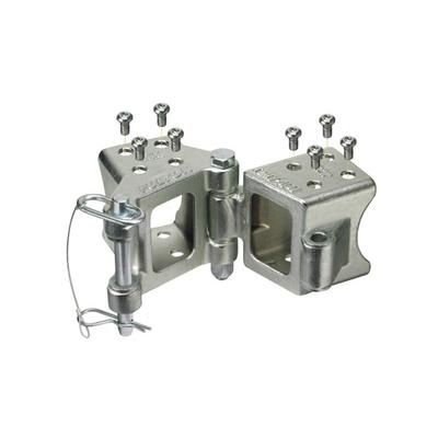 Fulton Bolt-On Hinge Kit 3" x 3" Trailer Beam Rating 5000 lbs. 48" Pivot Z-Max 600 Zinc Finish Fold-Away HDPB330101