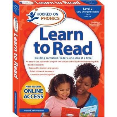 Hooked On Phonics Learn To Read, Pre-K, Level 2 [With Sticker(S) And Workbook And Flash Cards And Dvd And Quick Start Guide And 3 Paperbacks]