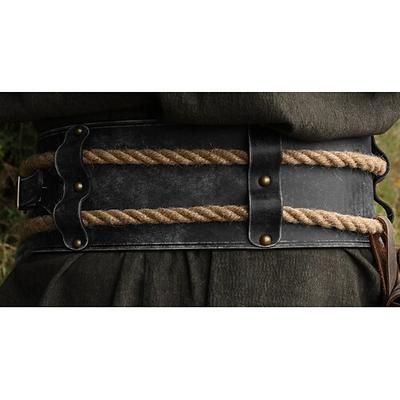 Medievale Rinascimento Steampunk Costume Cosplay Cintura in Vita Guerriero Vichingo Cavaliere Celtico Ranger Elfico Costume Per uomo Per donna Halloween Mascherata Performance Palcoscenico LARP Adulti