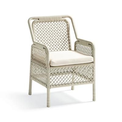 Atwood Dining Chair Cushion - Quick Dry, Vista Boucle Alabaster - Frontgate