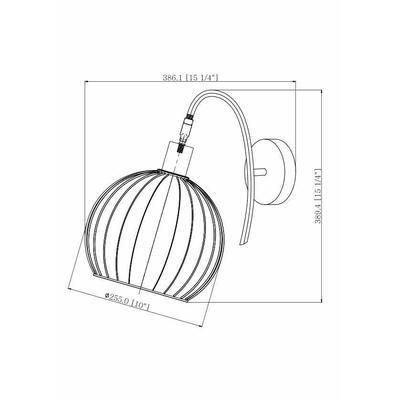 Maurecourt 16"L x 10"W x 15"H Rustic Beige Wall Sconce - Boutique Rugs