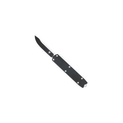 CobraTec Knives Dominator OTF Knife 2.25in Small D2 Steel Black SCTDOMBLK