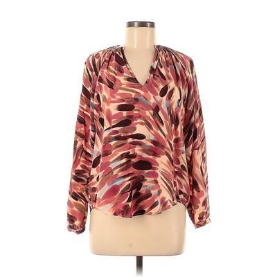 Momoni Long Sleeve Blouse: Burgundy Tops - Women's Size 38