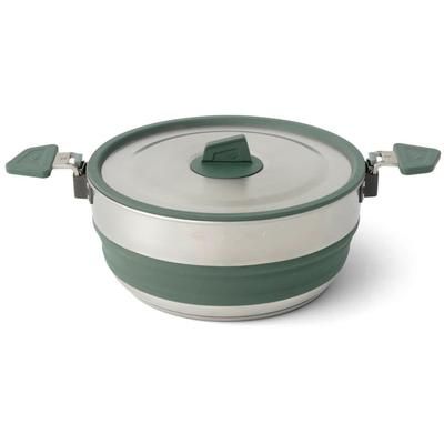 Sea to Summit Detour Stainless Steel Collapsible Pot Laurel Wreath Green A1212
