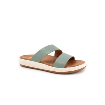 Women's Jenna Slide Sandal by SoftWalk in Sage (Size 11 M)