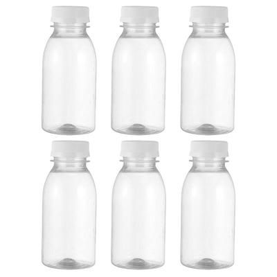 TEMU 6pcs 100ml Milk Bottles Small Juice Bottles Leakproof Milk Bottles Portable Beverage Bottles Plastic Water Bottle Empty
