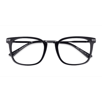 Male s square Black Acetate,Metal Prescription eyeglasses - Eyebuydirect s Adzo