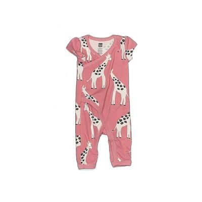 Tea Short Sleeve Outfit: Pink Tops - Size 0-3 Month