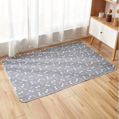 TEMU 1pc Washable Dog Pee Pad, Reusable Dog Toilet Mat With High Absorbent Leak Proof Design, Dog Potty Training Mat Urine Pad Waterproof Dog Diaper Pad