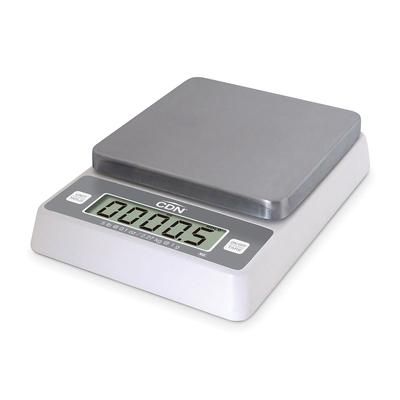 CDN SD0502 5 lb Digital Portion Control Scale w/ Removable Platform - 5 3/8 x 5 3/8, White, 100/240 V