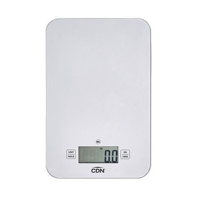 CDN SD1502-S 15 lb Digital Portion Control Scale - 6" x 9 3/16", Silver