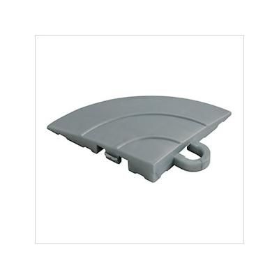 Swisstrax Diamondtrax Home Slate Grey Garage Floor Tile Corner (Pack of 4)