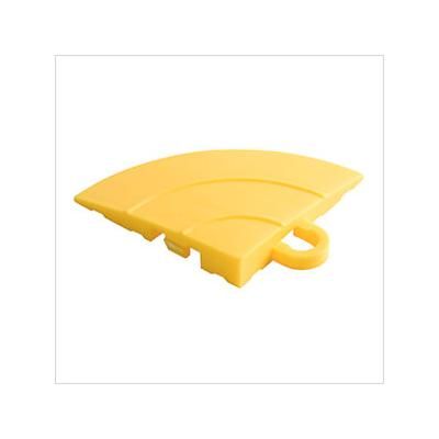 Swisstrax Diamondtrax Home Citrus Yellow Garage Floor Tile Corner (Pack of 4)