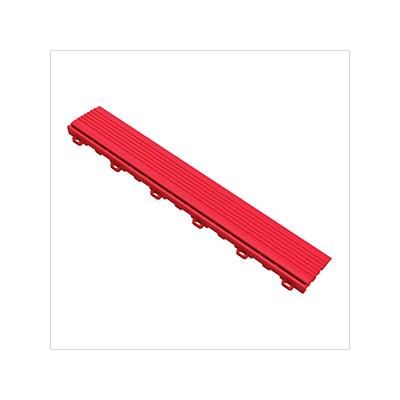 Swisstrax Pro Racing Red Garage Floor Looped Edge (10-Pack)