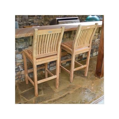 Tortuga Outdoor Jakarta Teak Bar Chairs (2-Pack)