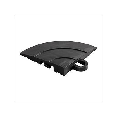 Swisstrax Diamondtrax Home Jet Black Garage Floor Tile Corner (Pack of 4)